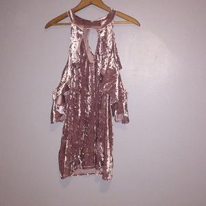 Plus size velvet top